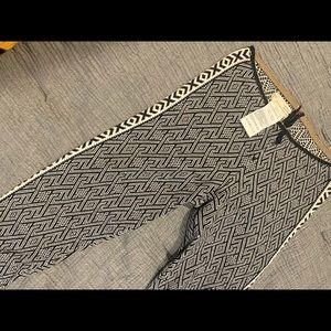 Odd Molly black and white knit leggings